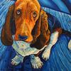 'Lester'
30" x 40" / acrylic paint / 2009