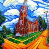 'Roselle Church'
30" x 40" / acrylic paint / 2011