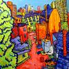 'Summit'
36" x 48" / acrylic paint / 2005