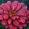 'Zinnia'
40" x 30" / acrylic paint / 2009