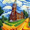 'Roselle Church'
30" x 40" / acrylic paint / 2011
